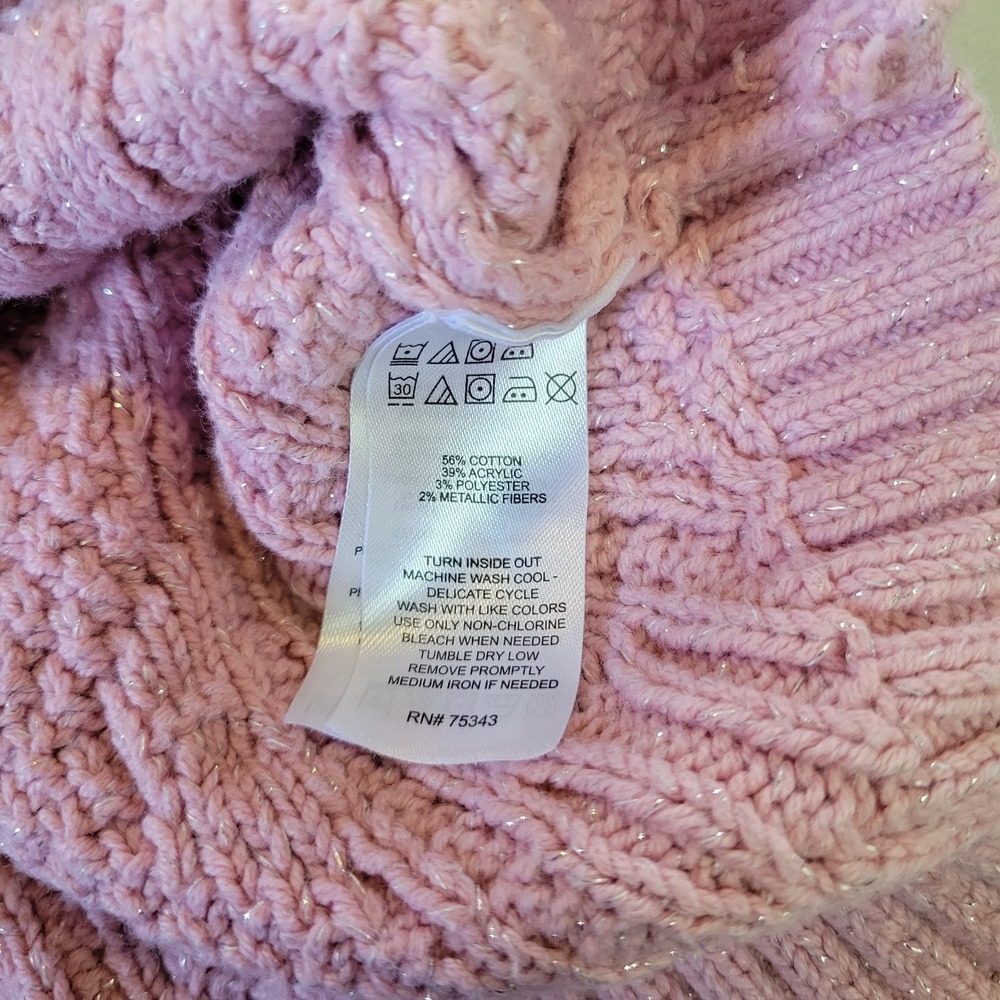 Tommy Bahama Girl's 4T Pink Sparkling Sweater‎ Dress - Picture 5 of 9